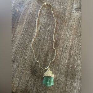 BUDDHA necklace & beaded bracelet